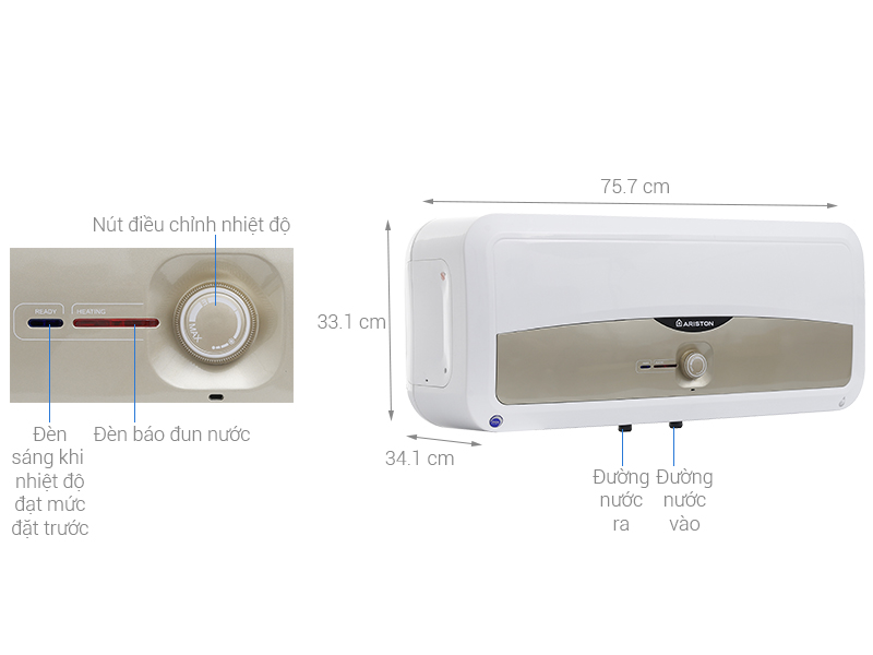 bình nước nóng Ariston SL 30 ST 2.5 FE - MT 30 Lít