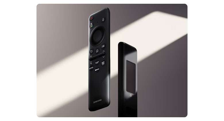 Smart tivi Samsung - Điều khiển sử dụng năng lượng mặt trời