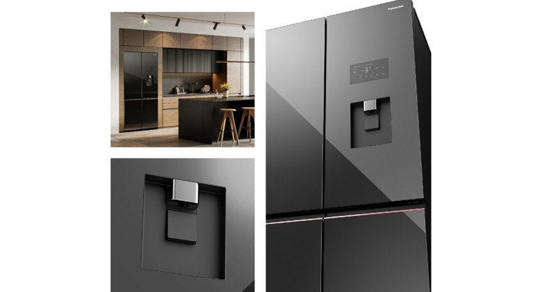 tủ lạnh panasonic inverter 621 lít prime+ edition multi door nr xy680ymmv