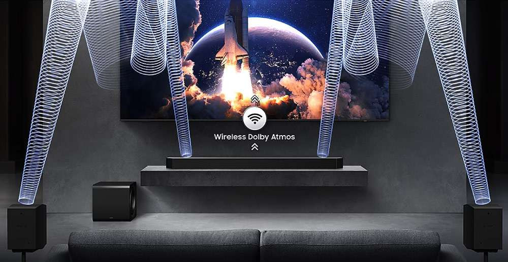 HW-Q990F - Công nghệ âm thanh vòm Dolby Atmos không dây đầu tiên trên thế giới