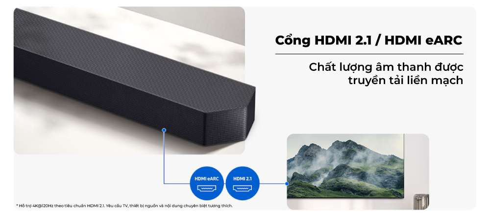 Loa soundbar Samsung - Các tiện ích có trên loa thanh HW-Q990F