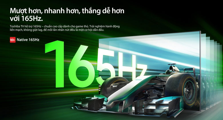 65Z770RP - Mượt hơn, nhanh hơn, thắng dễ hơn với 165Hz.