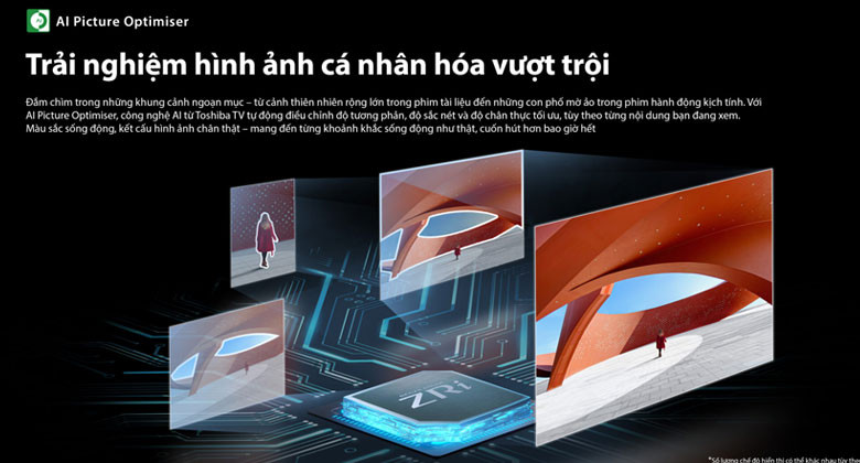 TV Toshiba 75Z770 - Trải nghiệm hình ảnh cá nhân hóa vượt trội
