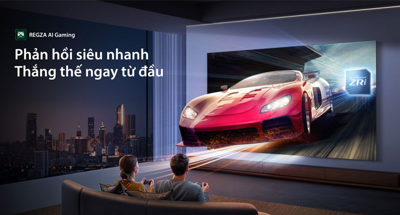 Tivi Toshiba 85Z670 - Phản hồi siêu nhanh thắng thế ngay từ đầu