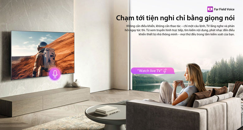 Tivi Toshiba 2025 - Chạm tới tiện nghi chỉ bằng giọng nói
