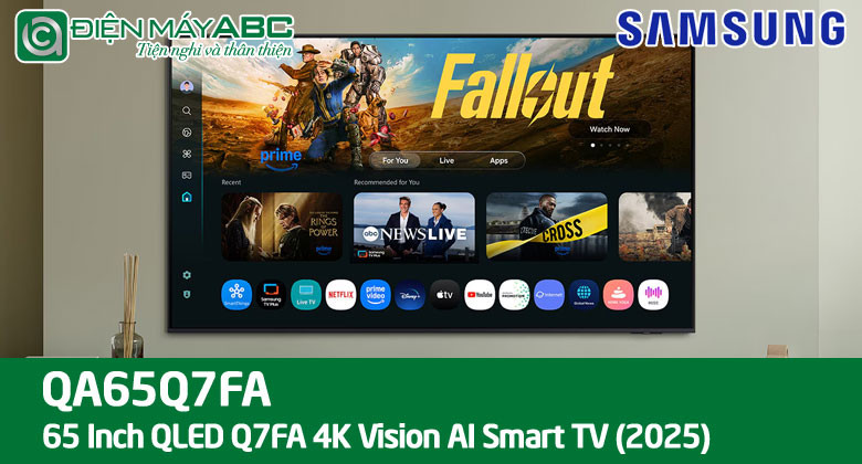 Có nên mua tivi samsung 65 in Q7FA thời điểm này hay không? Model QA65Q7FA