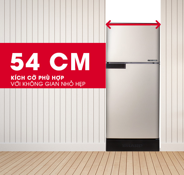 Tủ lạnh Sharp 165L - Kính chịu lực