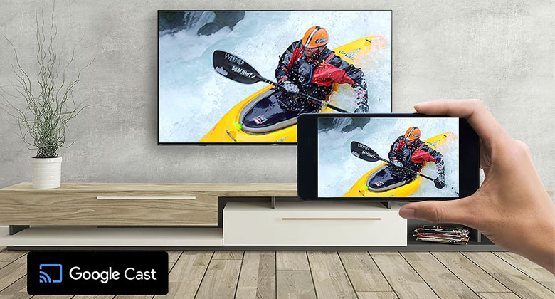 Tivi Sony 55 in - Google Cast™
