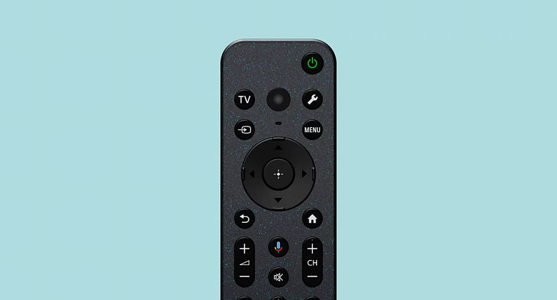Ti vi Sony - Dễ dàng vệ sinh và sử dụng. Được làm từ nhựa tái chế.