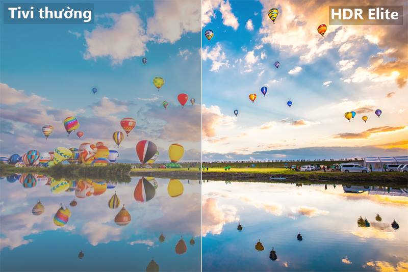 công nghệ HDR Smart Tivi Cong Samsung 55 inch UA55NU8500