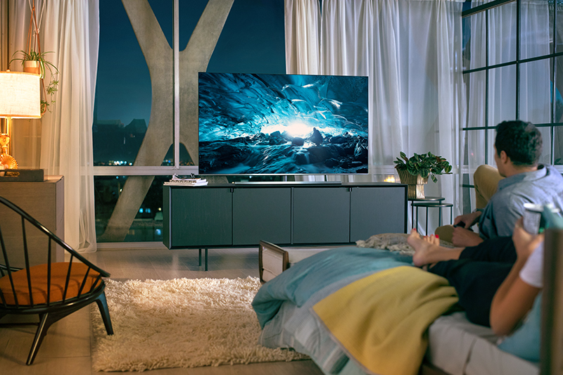 Tổng quan thiết kế Smart Tivi Samsung 4K 65 inch UA65NU8000