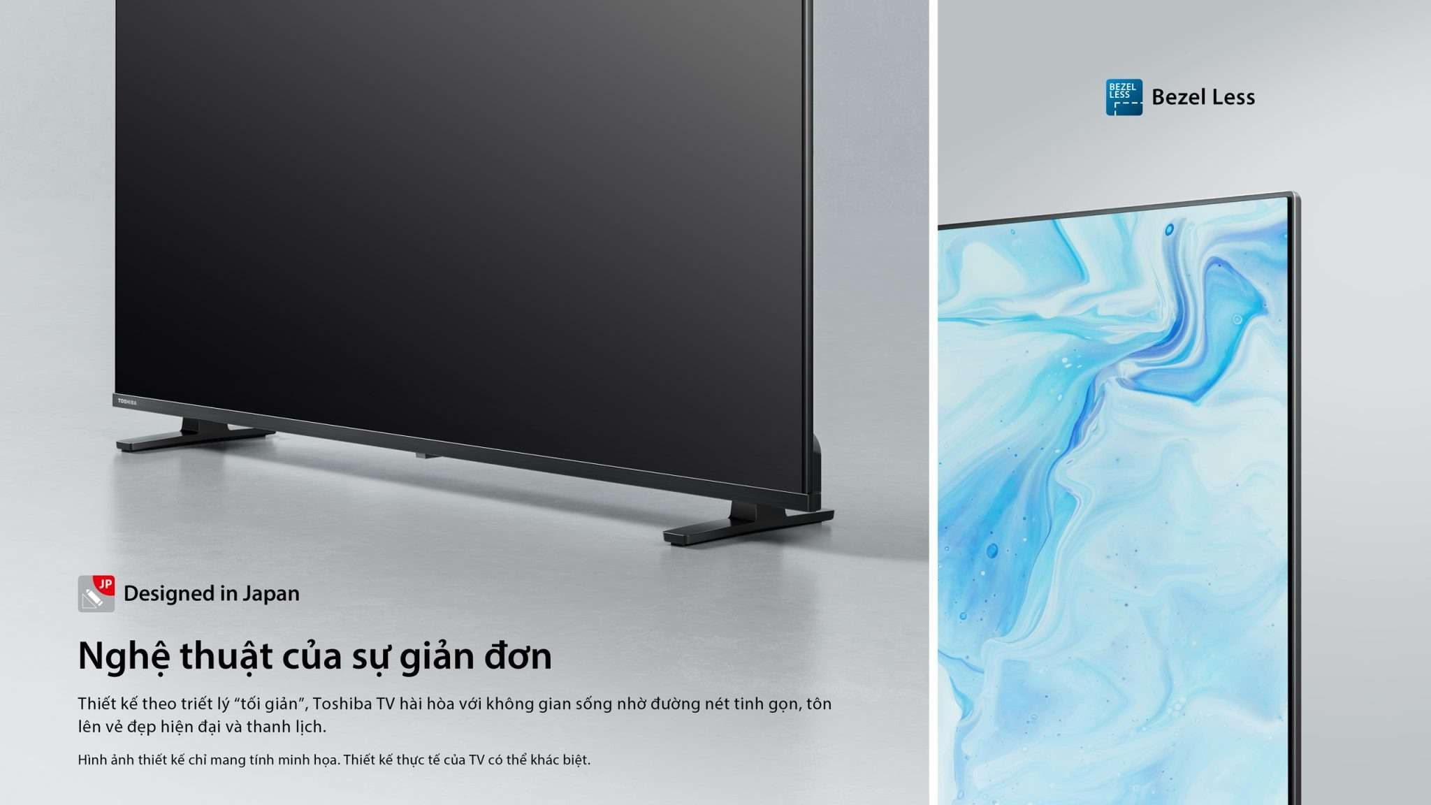 Tivi Toshiba 43 inch - Nghệ thuật của sự giản đơn