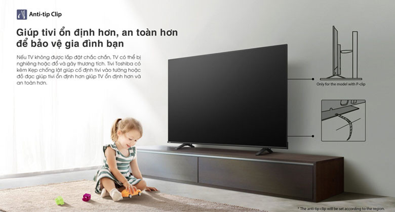 Giá tivi Toshiba - Anti-tip Clip