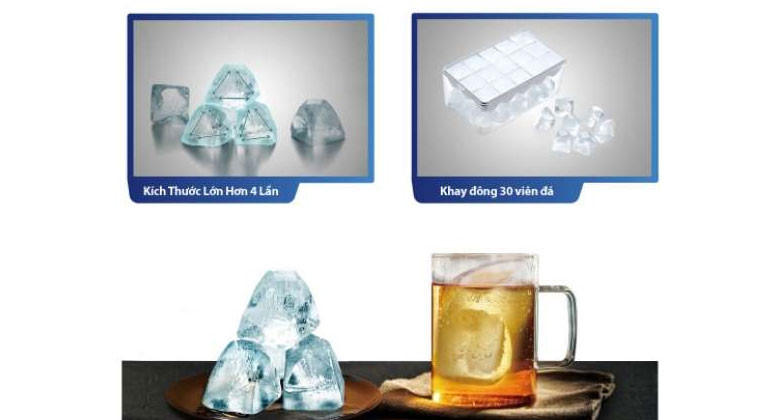 Tủ lạnh Toshiba giá rẻ - Hộp đá di động, MEGA ICE