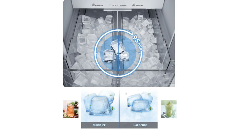 RS905WIA - Công nghệ Pure Ice làm đá tinh khiết 3 cấp độ