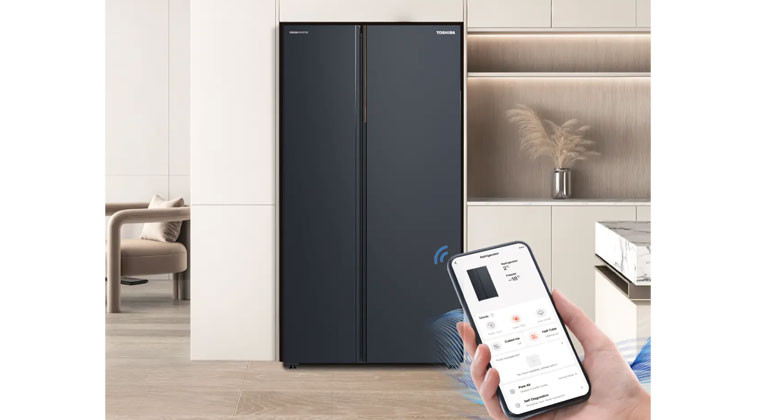 Tủ lạnh side by side Toshiba - TSmartLife - Trợ lý AI kết nối thông minh