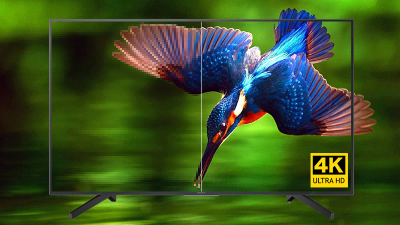 Độ phân g iaỉ 4K sắc nét trên Smart Tivi Sony 4K 43 inch KD-43X7000F