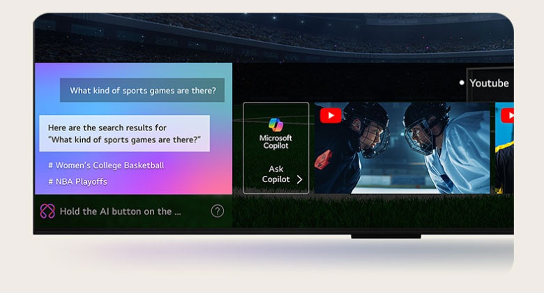 LG 55 inch - Tra cứu liền tay, có ngay AI Search