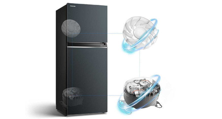 tủ lạnh toshiba inverter 312 lít gr rt416we pmv 58 mm - Công Nghệ Origin Inverter - Tiết kiệm điện năng