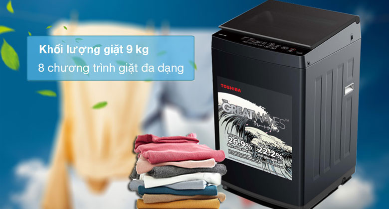 máy giặt toshiba 9kg aw m1000fv mk