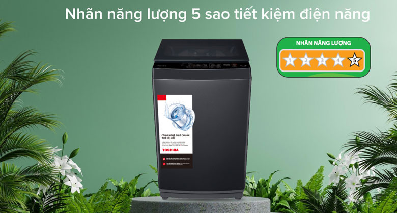 Máy giặt Toshiba 8kg - Động cơ - Công nghệ tiết kiệm điện