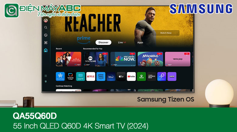 Giá tivi Samsung QLED 55 inch 55Q60D bao nhiêu tháng 10 năm 2025