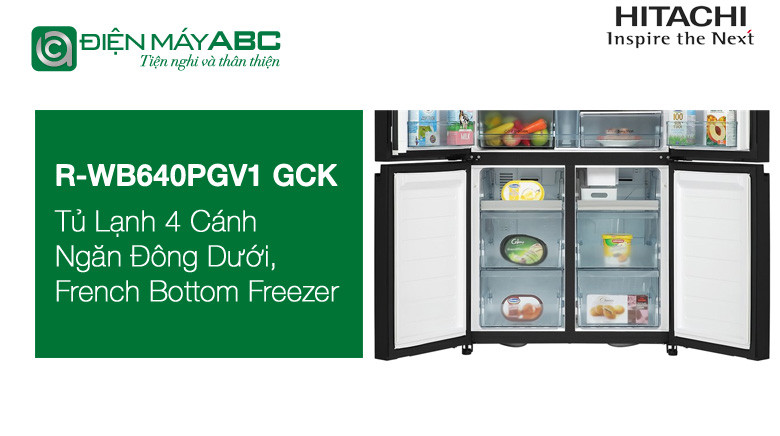 Đánh giá cấu hình tủ lạnh 4 cánh Hitachi R-WB640PGV1 GCK - Có còn nên mua năm 2025?