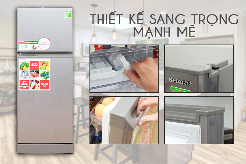 Thiết kế màu bạc mạnh mẽ