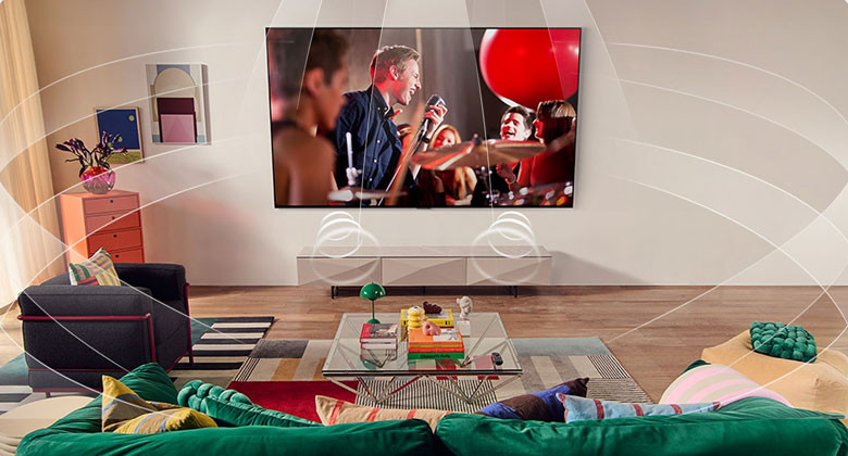 TV LG 2025 - Âm thanh vòm toàn diện với các kênh 9.1.2 ảo