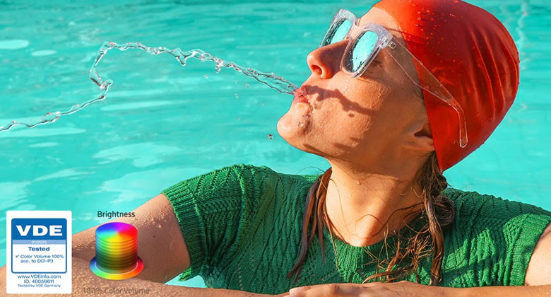 Smart Tivi QLED Samsung 4K 55 inch QA55Q6FA - Công nghệ Quantum Dot tái hiện 100% dải màu