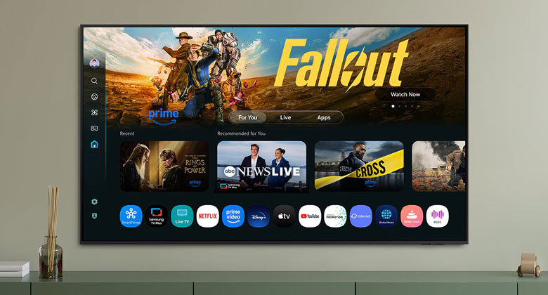 Samsung 75 inch Smart TV - Hệ điều hành One UI Tizen