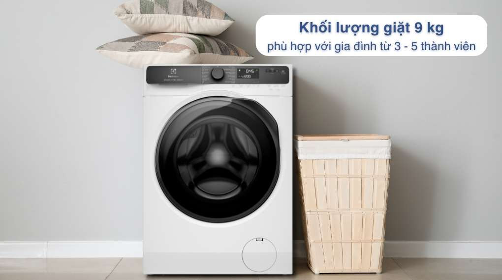 Máy giặt Electrolux 9 kg EWF9023P5WC - Khối lượng giặt và chương trình