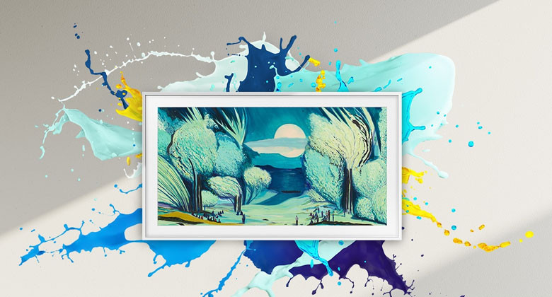 Smart tivi khung tranh the frame qled Samsung 4K 65 inch QA65LS03F - Bật lên là TV QLED, tắt đi là tranh nghệ thuật
