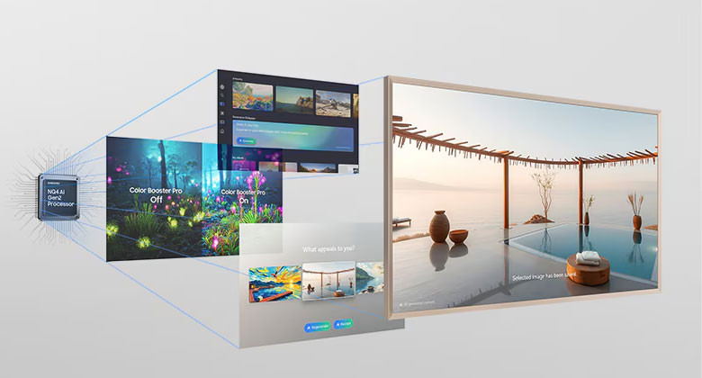 Tivi khung tranh 65 inch - Samsung Vision AI