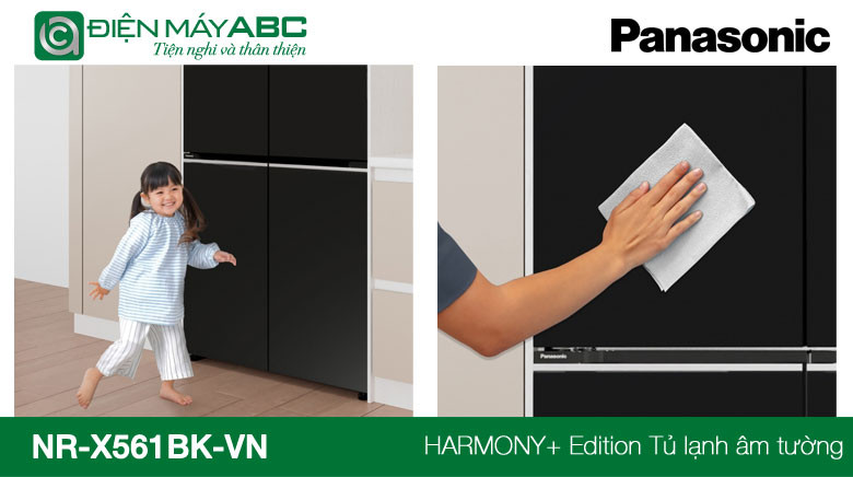 Tủ lạnh âm tường Panasonic X561BK mới ra mắt có gì nổi bật? Giá bao nhiêu tại Điện máy ABC?