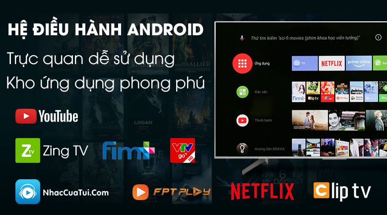 Hệ điều hành Android 8.0 quen thuộc, dễ sử dụng