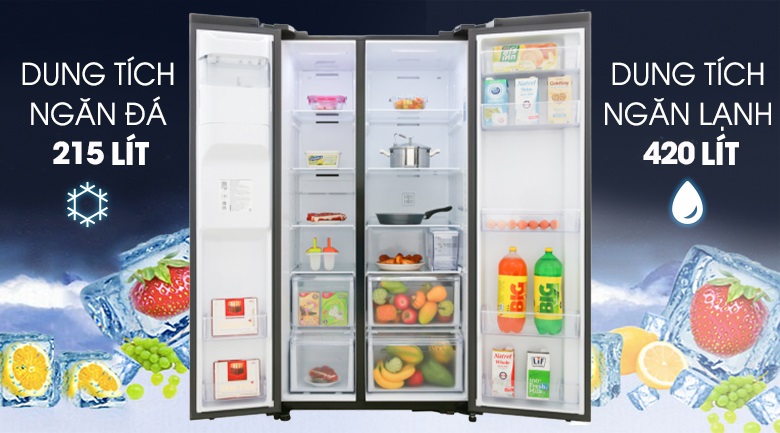 Tủ lạnh Samsung RS64R53012C/SV