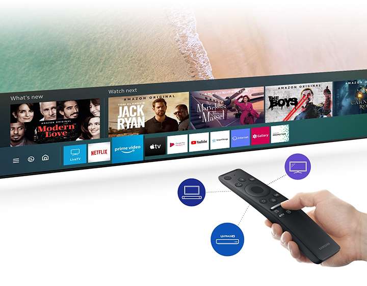 Truy Cập Đa Dạng Nội Dung Từ Một Điều Khiển - Tivi Samsung 4K