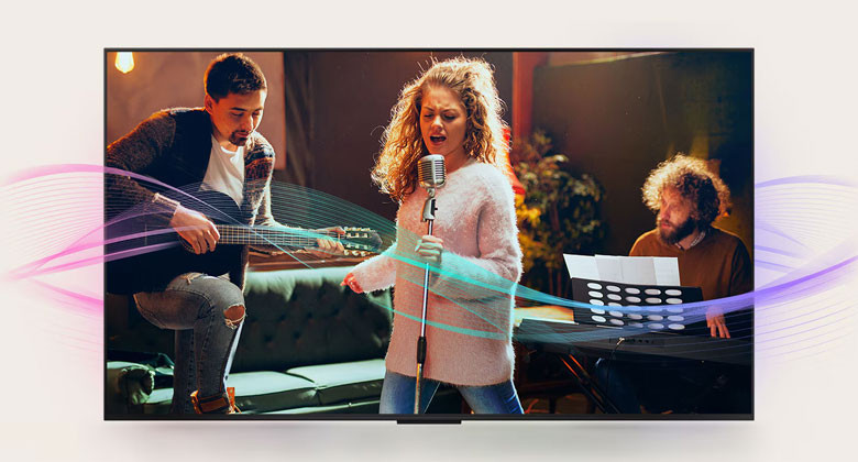 Tivi QNED LG - Âm thanh rõ nét, chân thực mê say cùng AI Clear Sound