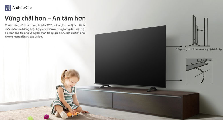 Giá tivi Toshiba - Vững chãi hơn, an tâm hơn