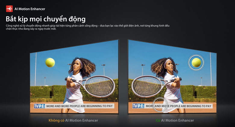Tivi Toshiba 50 inch C350RP - Bắt kịp mọi chuyển động