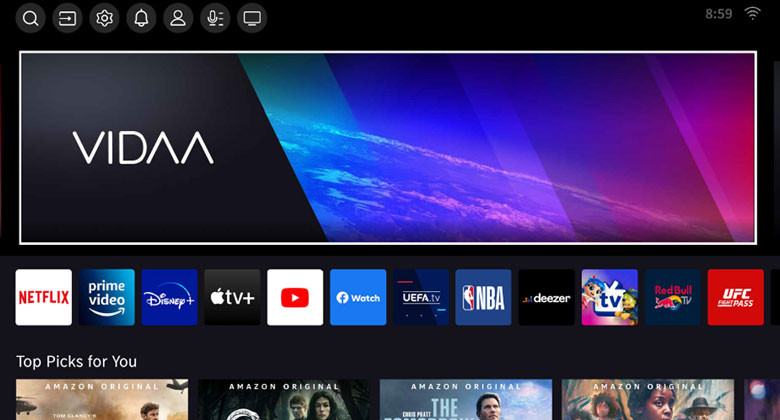 Tivi Toshiba 55 inch - Hệ điều hành