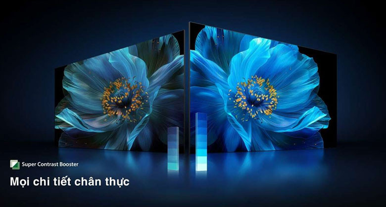 Tivi QLED Toshiba - Độ tương phản của nội dung được tối ưu hiệu quả hơn với Super Contrast Booster