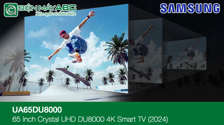 Bảng giá tivi Samsung 65 inch DU8000 bao nhiêu tháng 10 năm 2025?