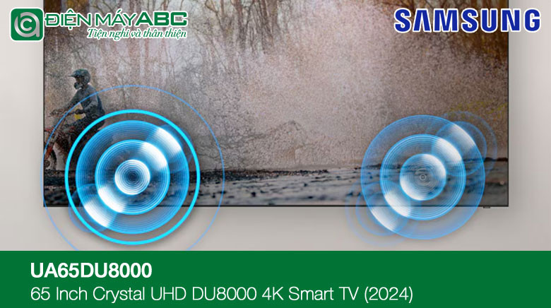 Bảng giá tivi Samsung 65 inch DU8000 bao nhiêu tháng 10 năm 2025?