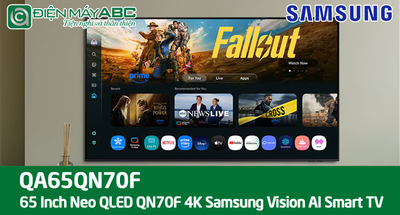 Neo Qled 65QN70F Samsung 65 inch bao nhiêu tiền