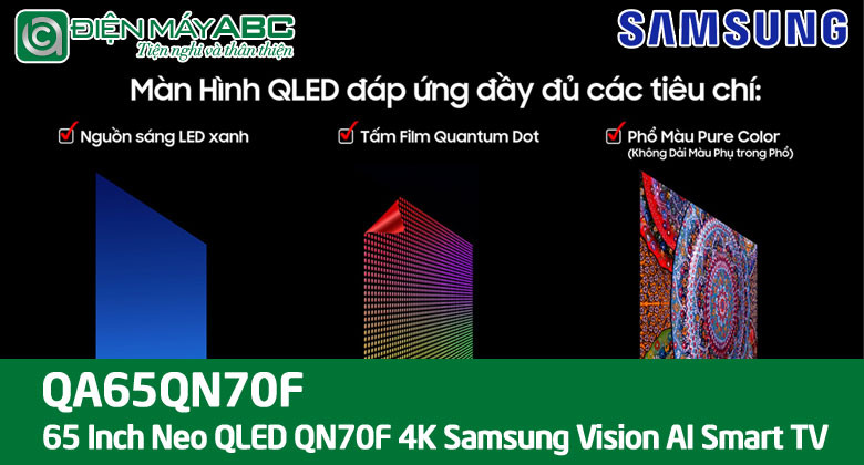 QA65QN70FA Neo QLED Samsung 65 inch giá bao nhiêu?