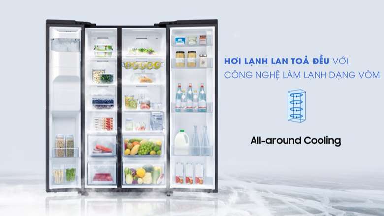 Tủ lạnh Samsung 2019 - Bảo quản lạnh thực phẩm toàn diện nhờ công nghệ làm lạnh dạng vòm