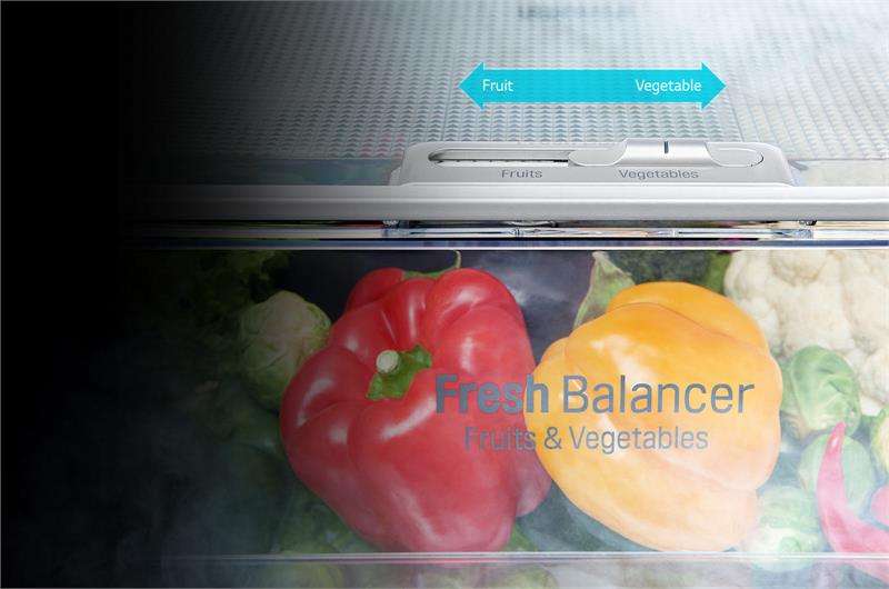 Tủ lạnh LG SBS GR-D247MC - Ngăn cân bằng ẩm 2 chế độ