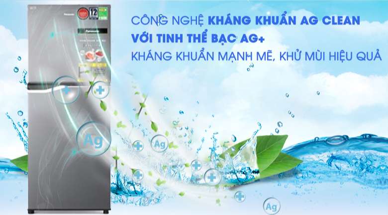 Công nghệ kháng khuẩn Ag Clean với tinh thể bạc Ag+